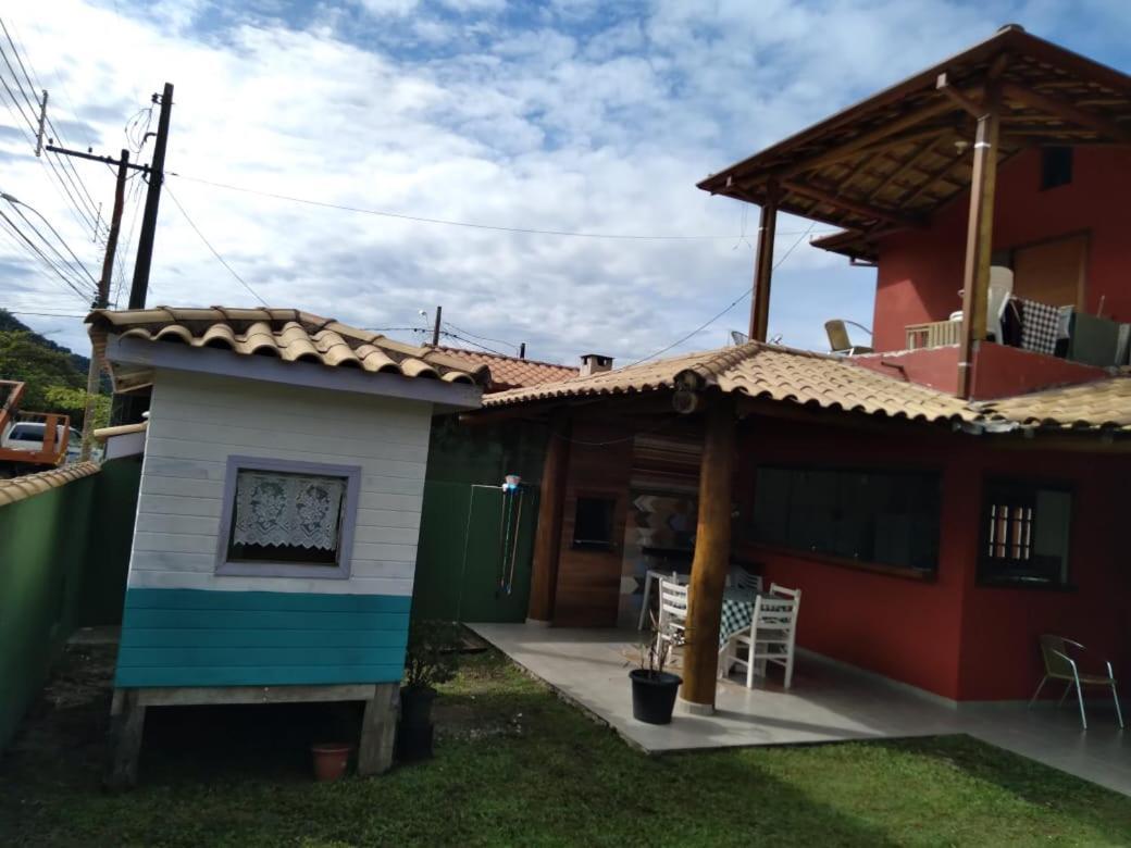 Casa Praia. Linda Varanda Para Um Cochilo Na Rede Ubatuba Eksteriør bilde